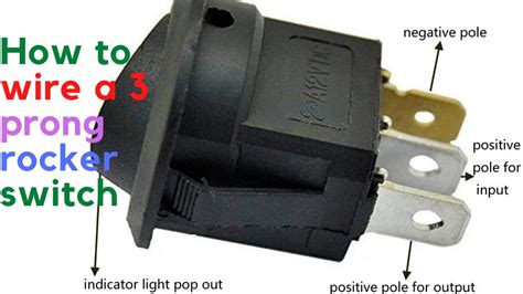 hook up 3 prong toggle switch